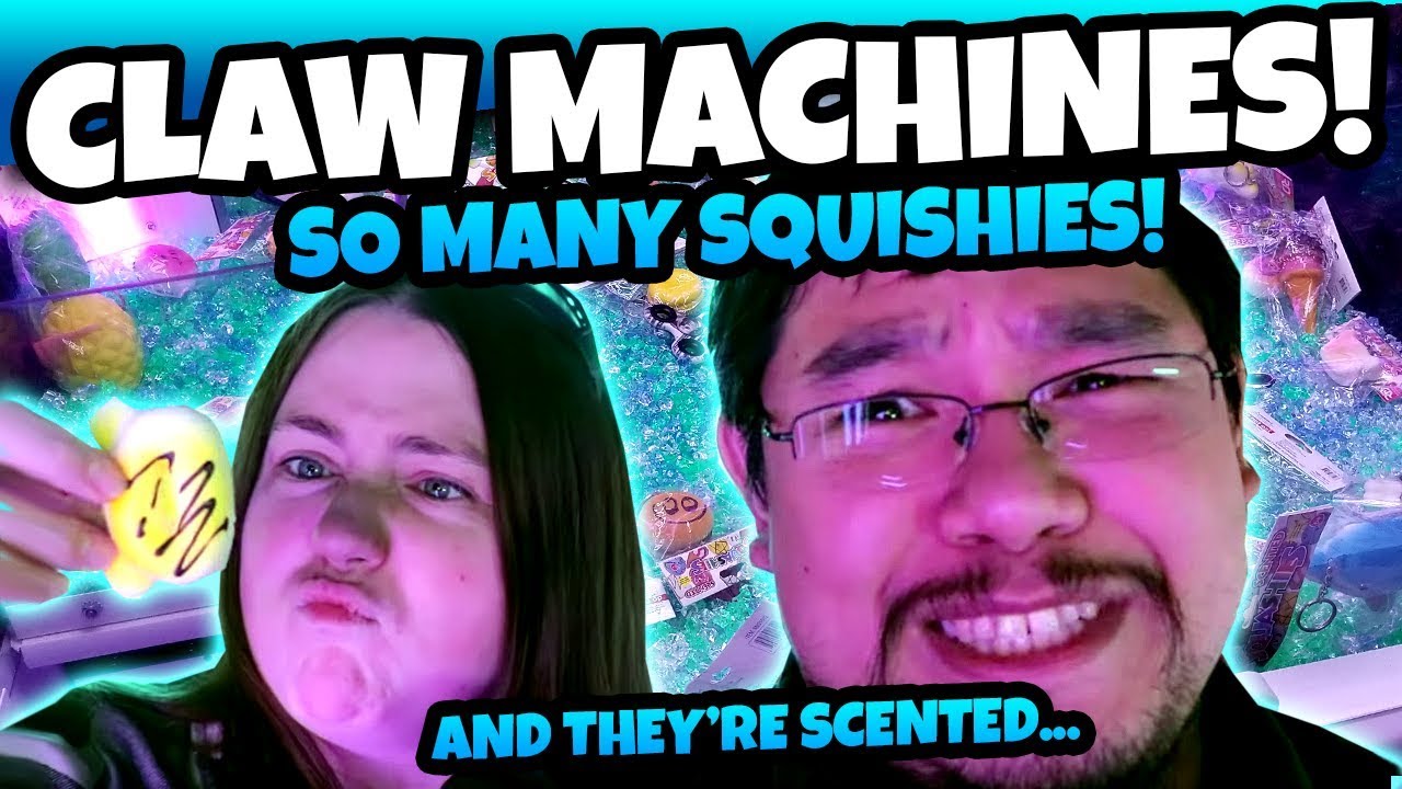 We Found a Squishy Claw Machine! Winning Squishies and Fidget Spinners from Claw Machines!