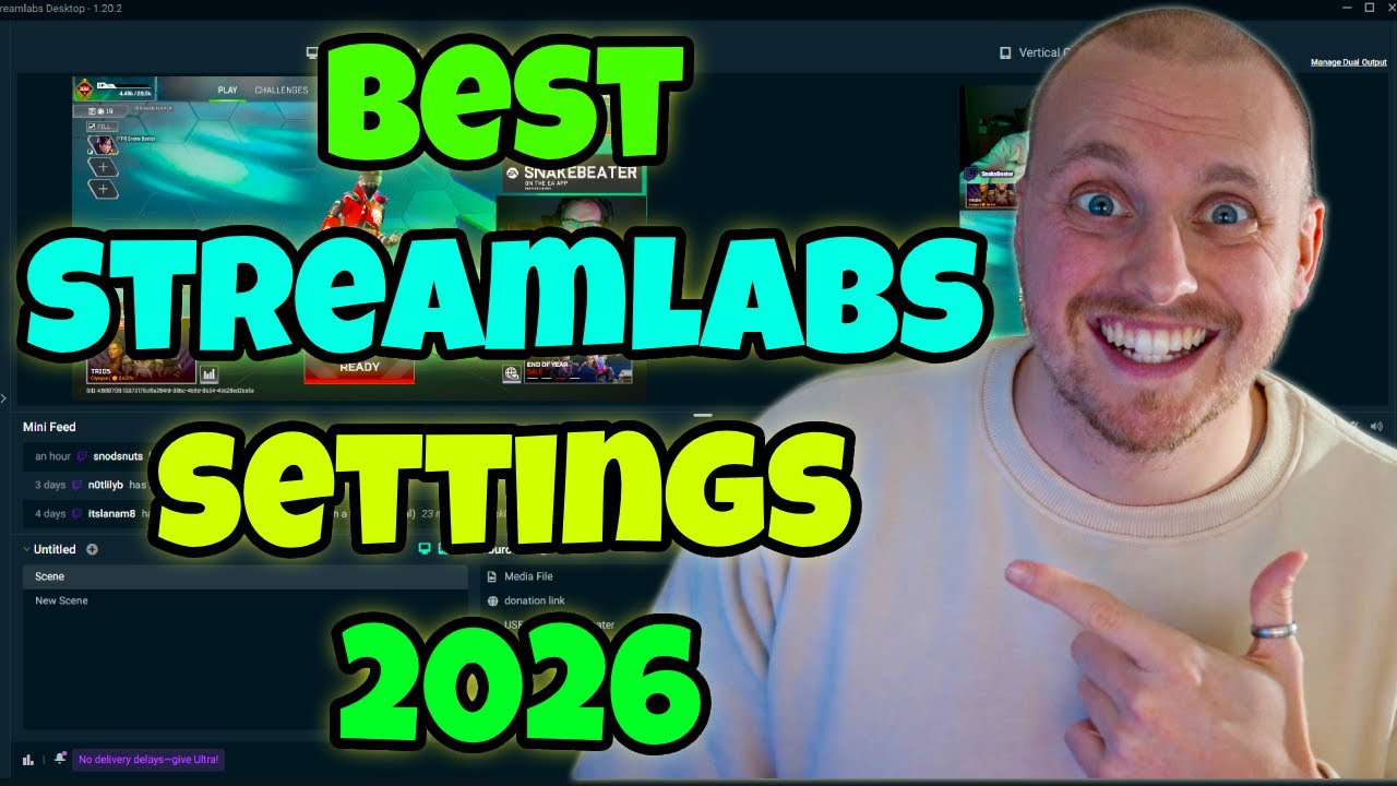 ЛУЧШИЕ НАСТРОЙКИ ДЛЯ STREAMLABS 2026