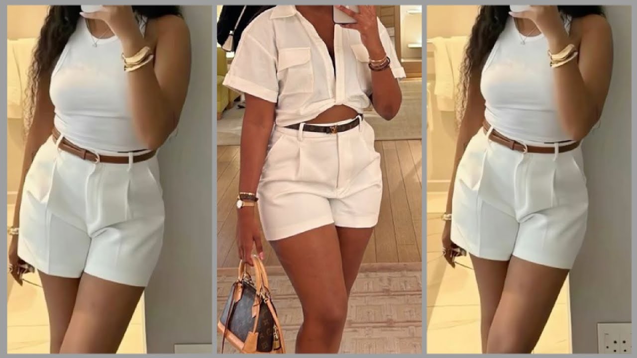 How To Cut And Sew A High Waisted Fitted Tailored Short | Detailed Beginner Friendly Tutorial