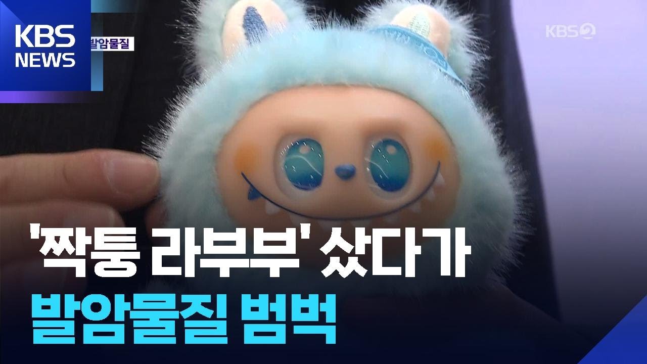 짝퉁 &lsquo;라부부 키링&rsquo;서 기준치 340배 발암물질 / KBS  2025.11.05.