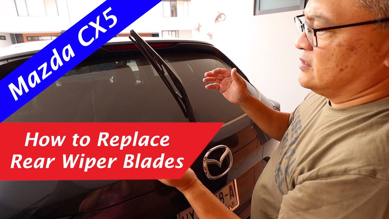 How to Replace Rear Wiper Blades on a Mazda CX5 SUV | Quick and Easy method! | Done in 2 minutes!