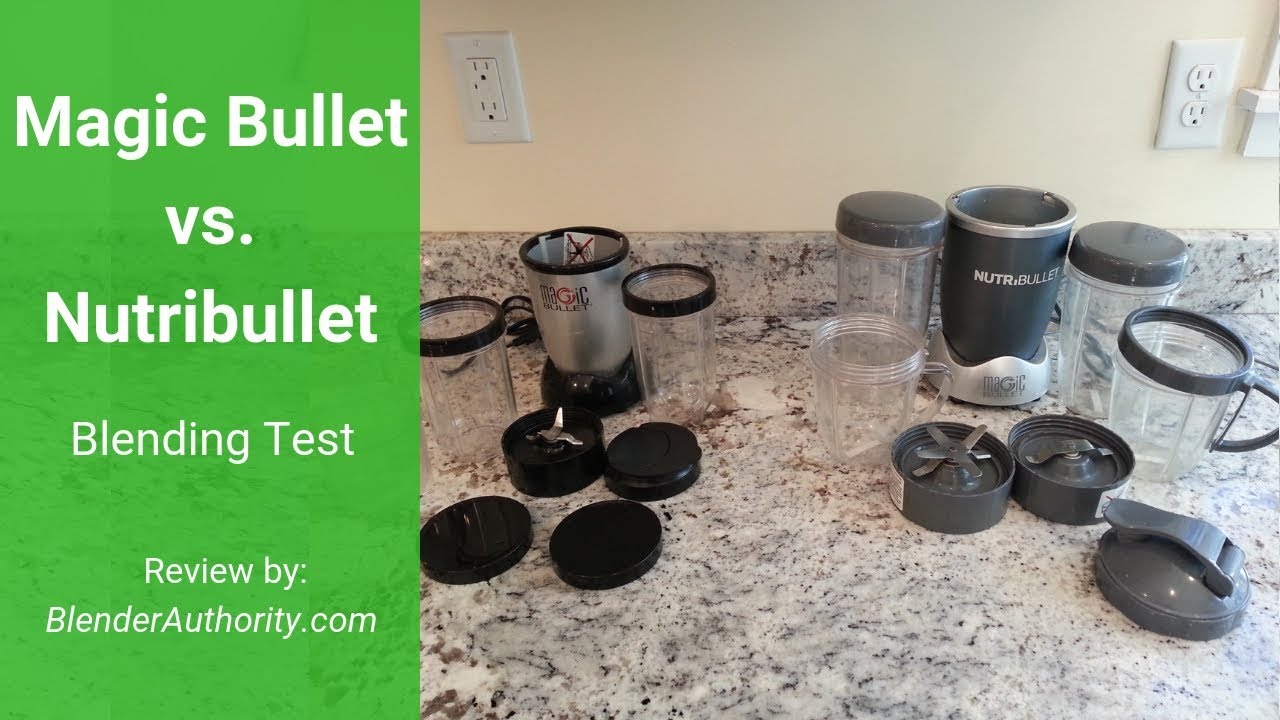 Сравнение блендеров Magic Bullet и Nutribullet