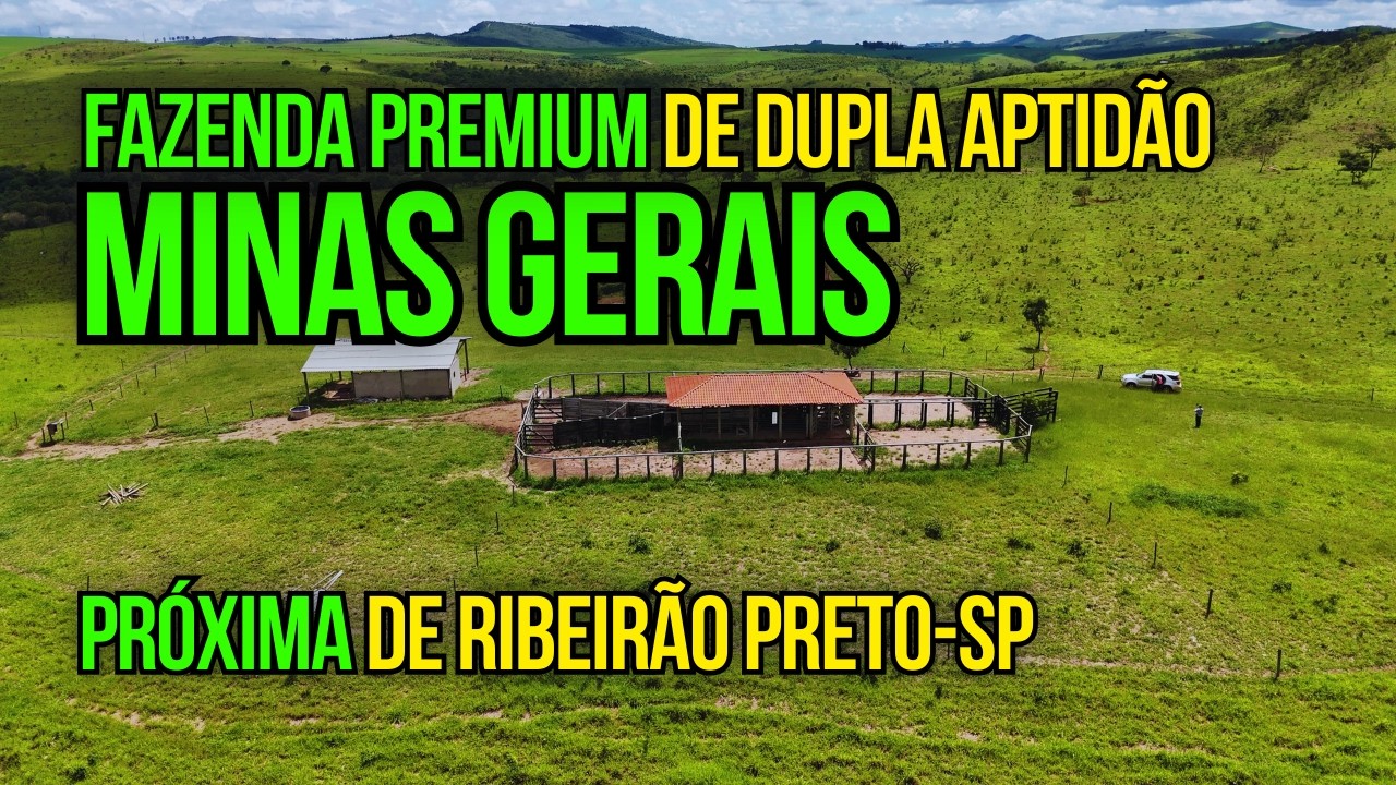FAZENDA PREMIUM EM SACRAMENTO/MG: 194 HA, 11 NASCENTES, ENERGIA SOLAR E ACEITA PERMUTA