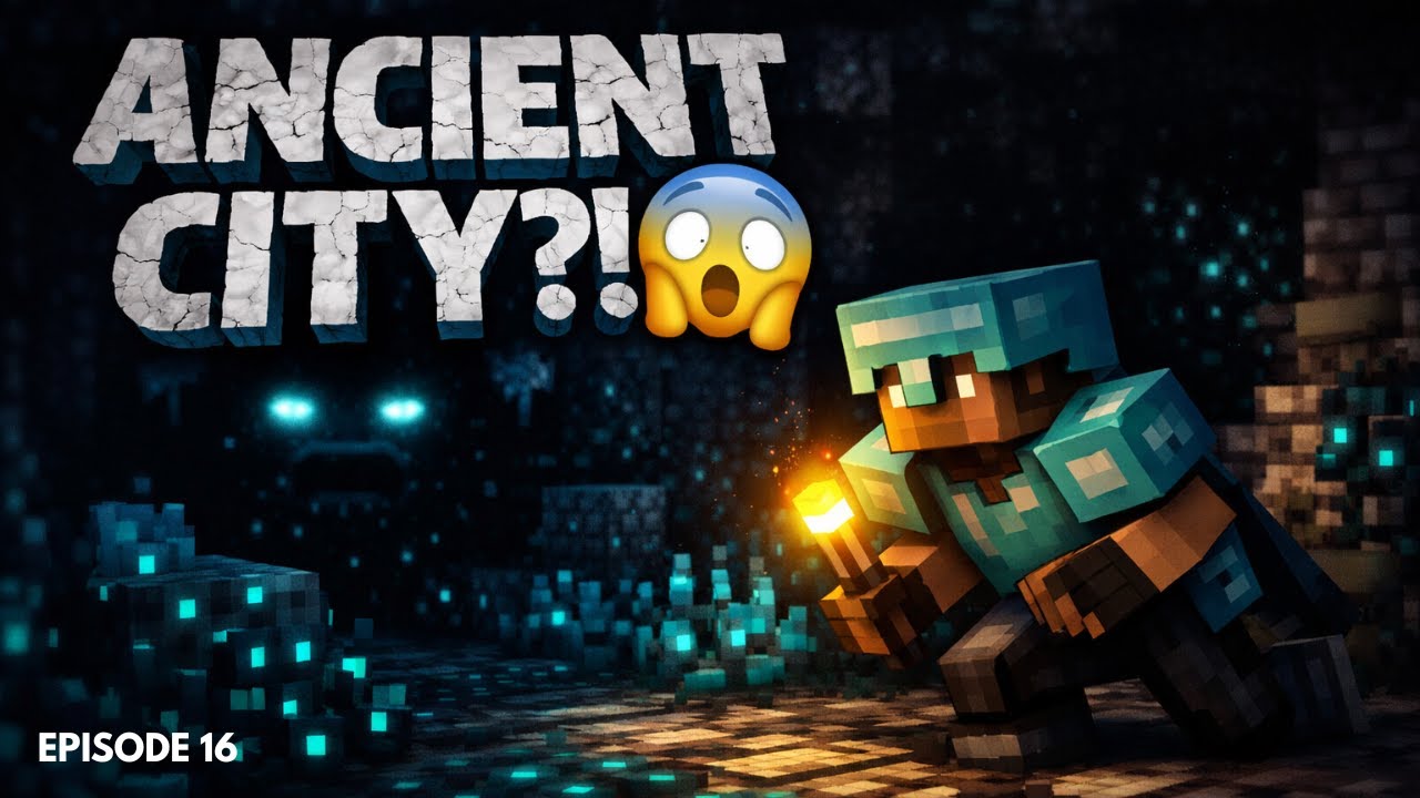 I Reached the Ancient City… But Found Nothing 😨 | Minecraft No Commentary EP 16