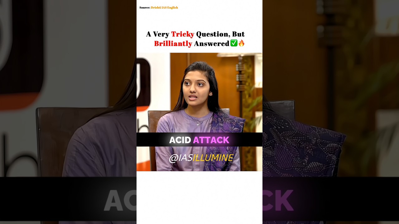 Upsc Topper 🔥 Srushti Jayant Deshmukh | Upsc Interview
