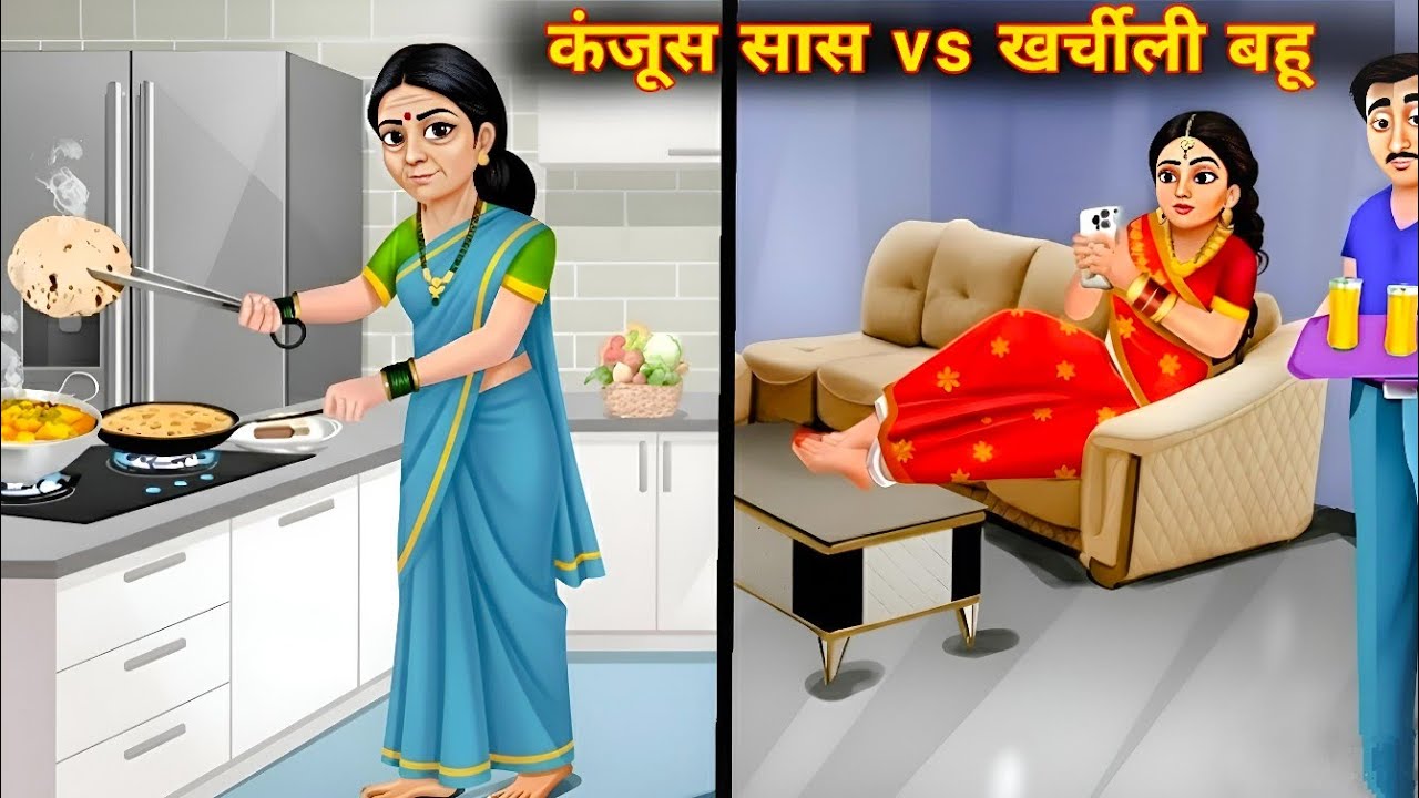 कंजूस सास vs खर्चीली बहू | Saas Bahu Kahani | Moral Stories in Hindi | Saas Bahu Ki Kahani | Sasural
