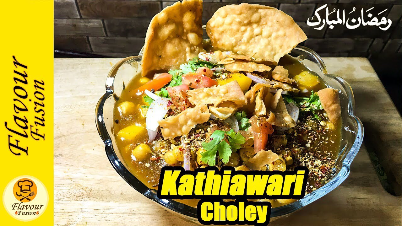 Famous Kathiawari Choley Recipe by Flavour Fusion | Ramzan Special | Iftar special