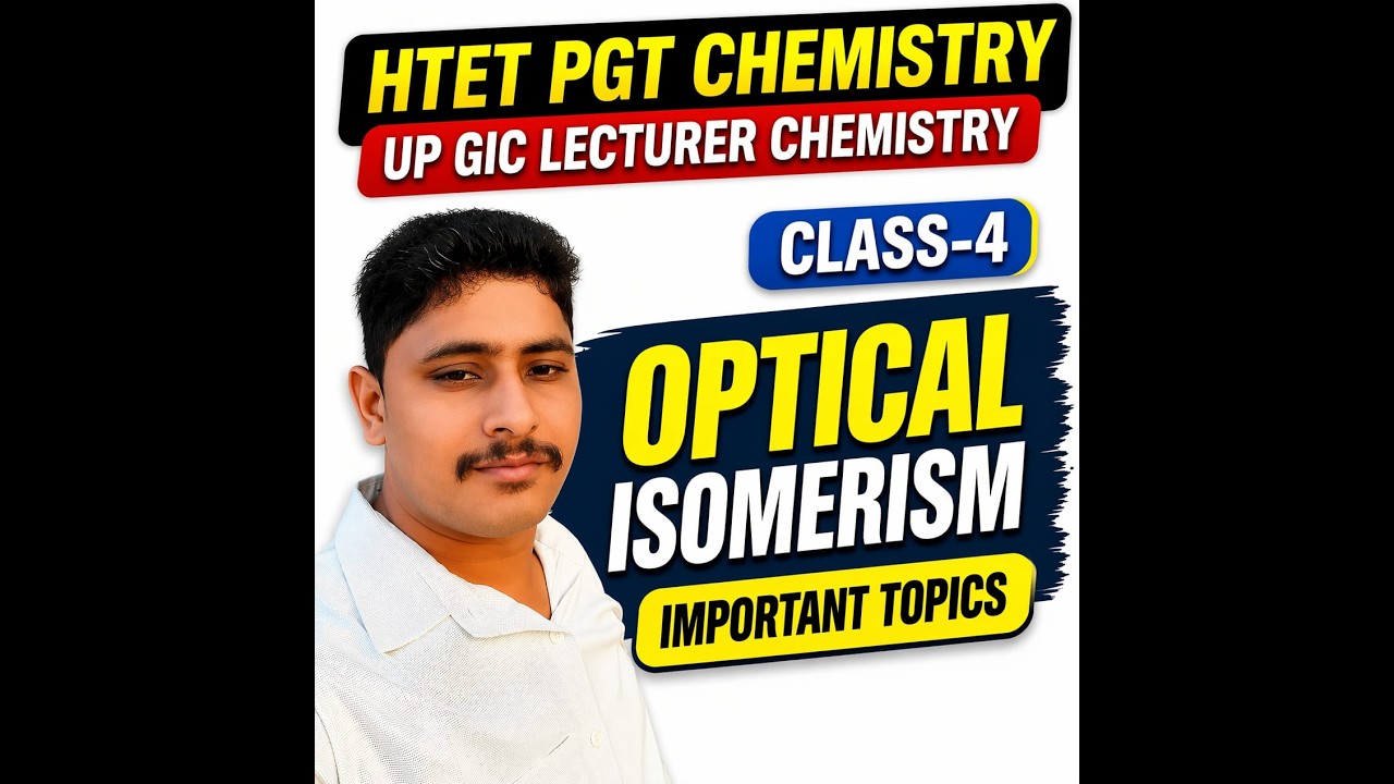 HTET PGT CHEMISTRY | UP GIC LECTURER CHEMISTRY | CLASS-4 |