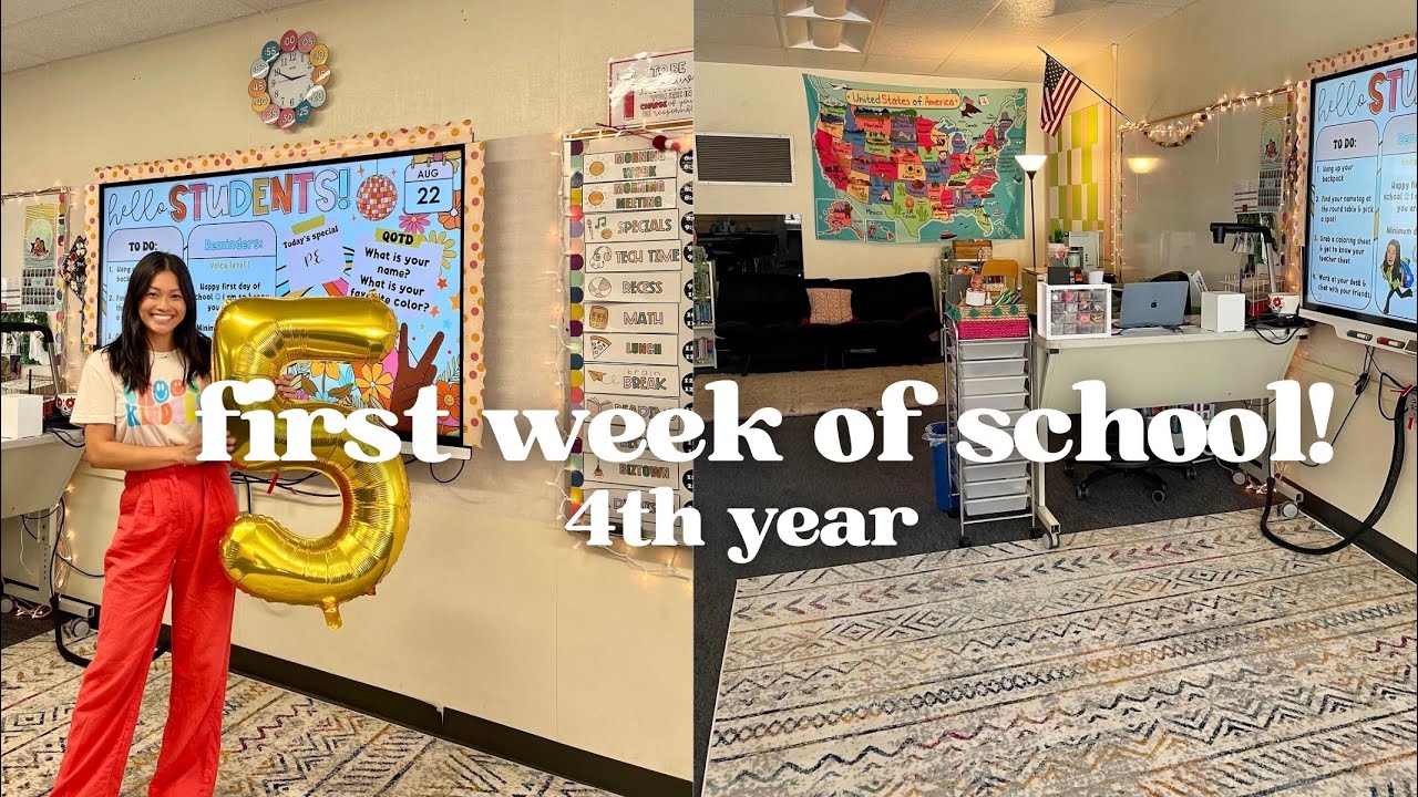FIRST WEEK OF 5TH GRADE | teach with me, community builders, & more!!
