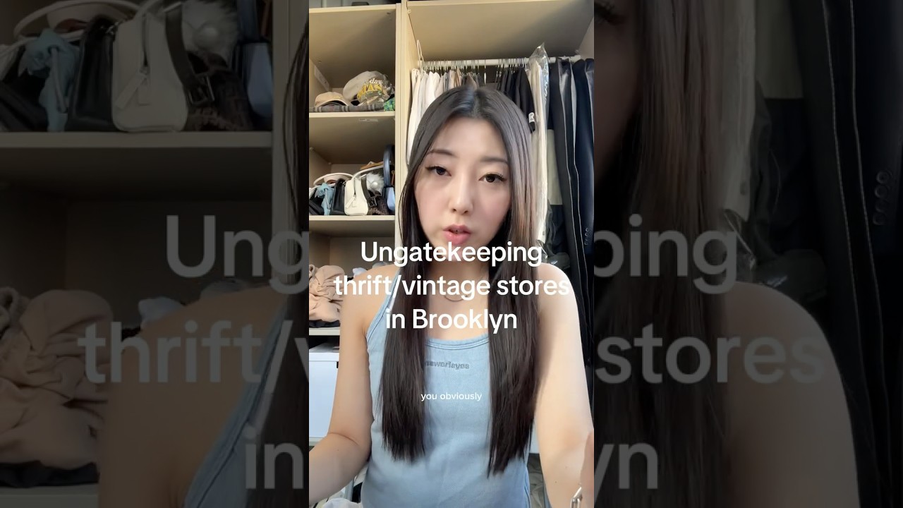 the ultimate brooklyn thrift/vintage shopping guide 🤫 #nycthrifting #nycshopping #shorts
