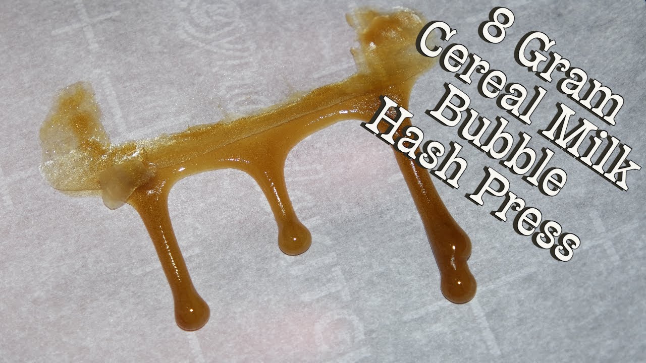 Learning to Press Rosin #7 | Liquid Gold | 8g Cereal Milk Bubble Hash