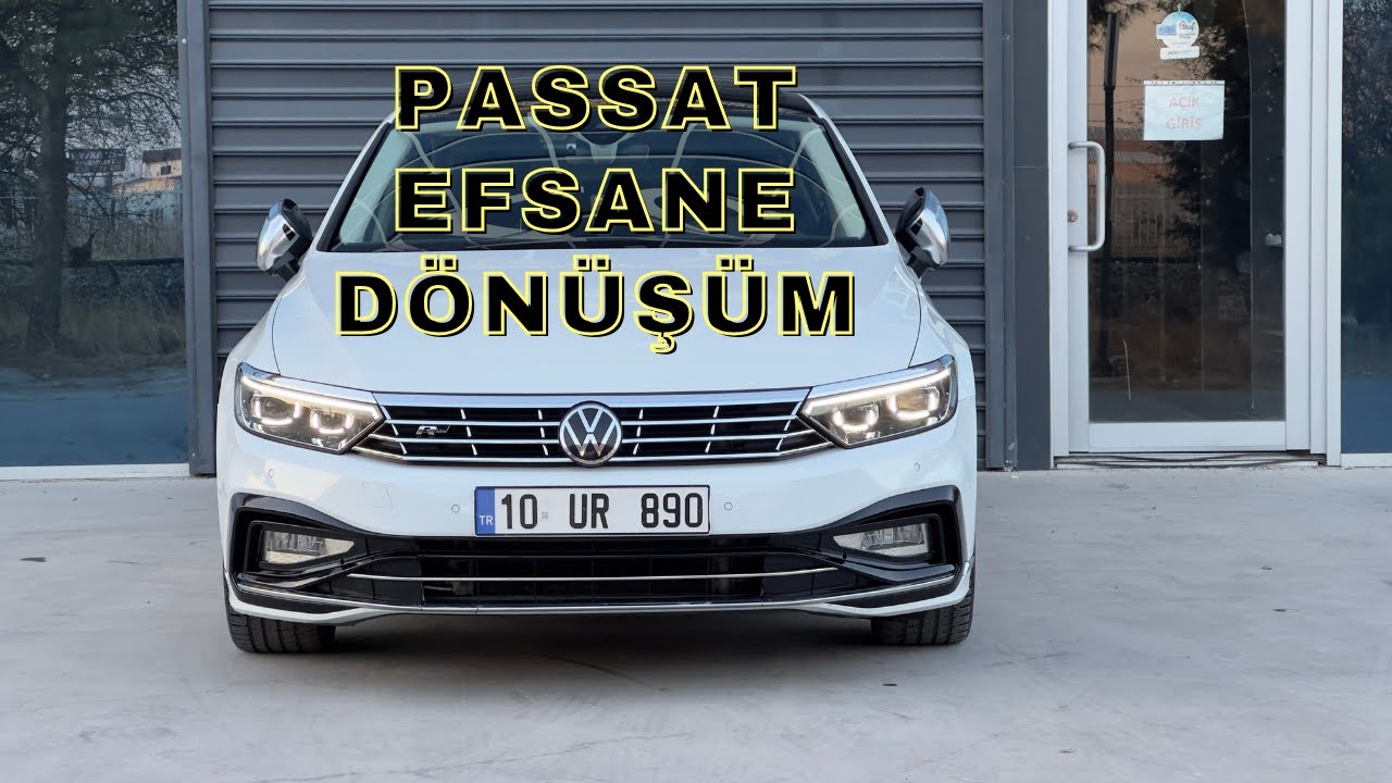 Volkswagen Passat Efsane Dönüşüm / 30 Farklı Ürün Montajı / Comfortline B8.5 R-Line Yükseltmesi