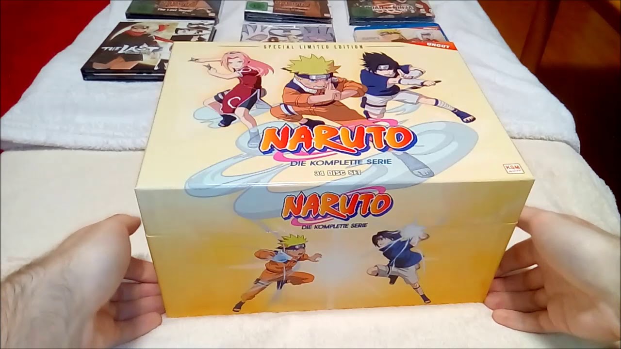 Naruto Sammlung Teil 4 - Shikishi, Panini DVD Vol. 1 und Komplettbox von KSM I