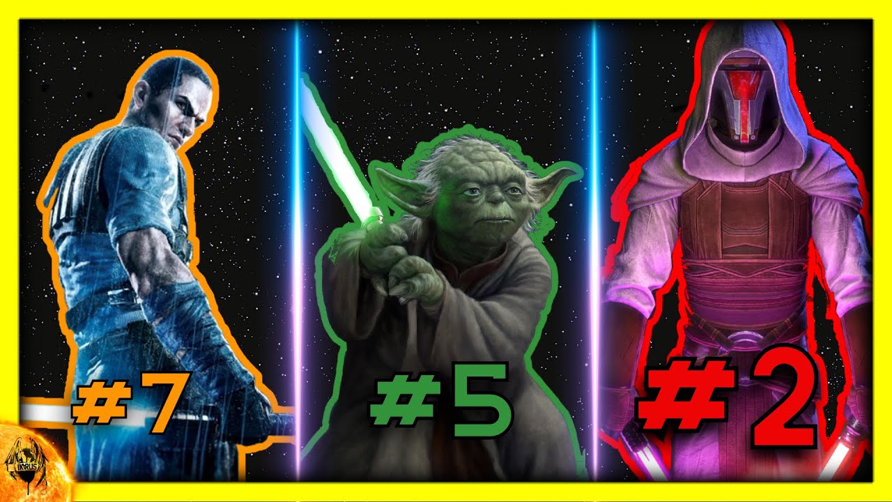 🏆 Los 10 JEDI MÁS PODEROSOS clasificados | Star Wars Leyendas
