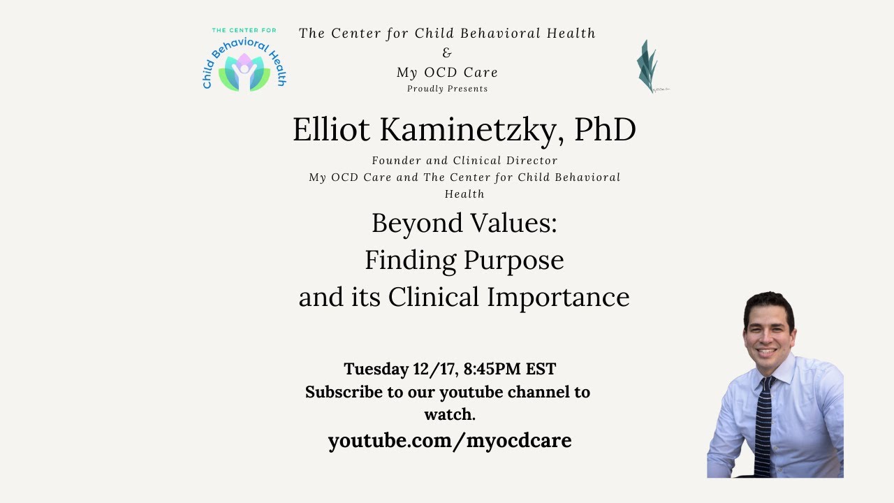 Beyond Values: Finding Purpose and its Clinical Importance