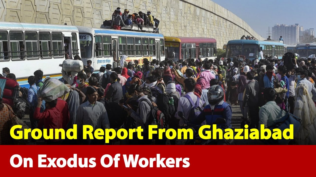 Mass Exodus Of Workers Continues:  Ground Report From Ghaziabad I News Nation