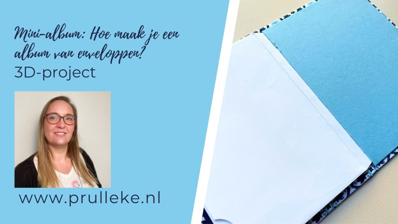 Mini-album: Hoe maak je een album van enveloppen? 3D-project