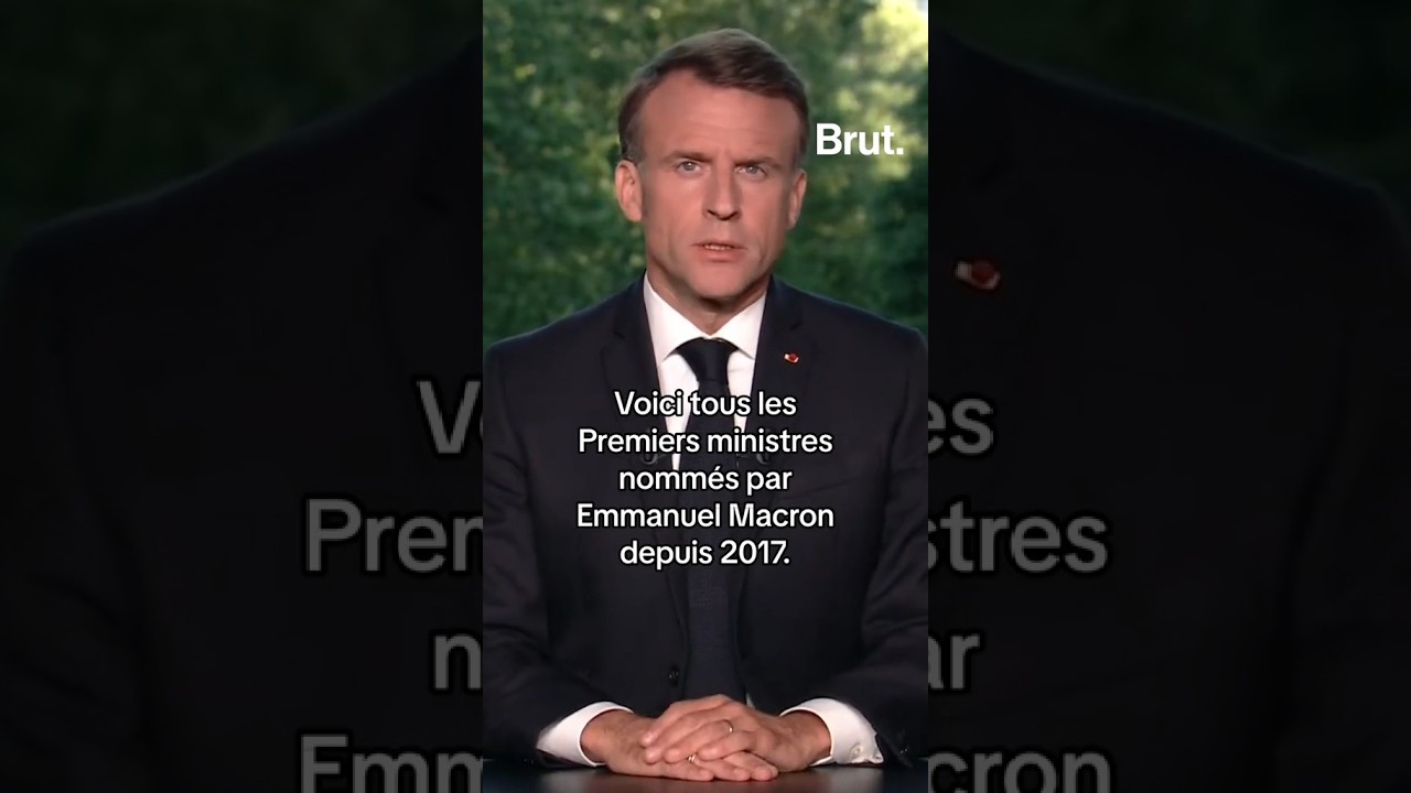 Voici tous les Premiers ministres nomm&eacute;s par Emmanuel Macron depuis 2017