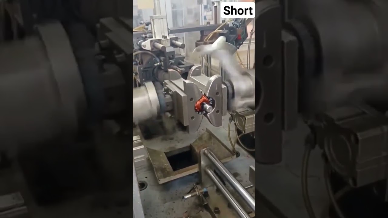 Electric motor rotor manufacturing process...#Spendingelectricaltips