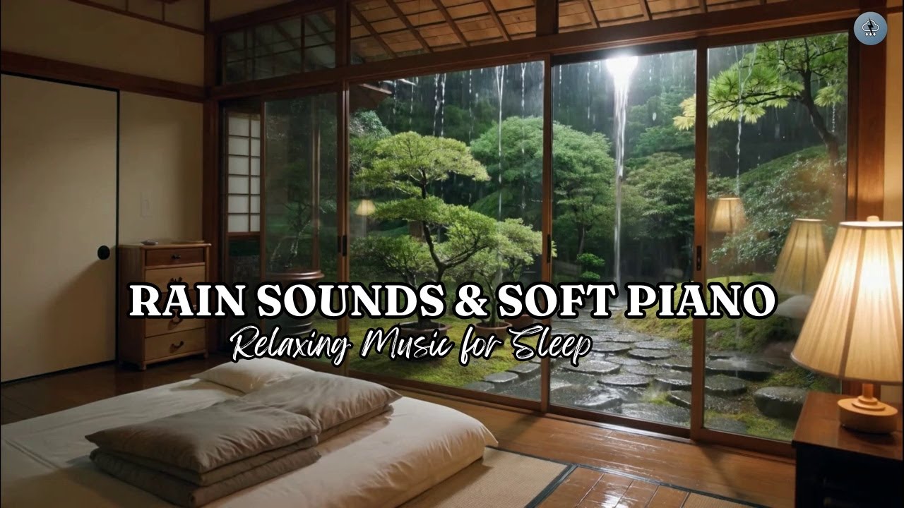 Relaxing Sleep Music & Insomnia - Rain Sounds to Healing, Stop Overthinking & Stress Relief, Calming