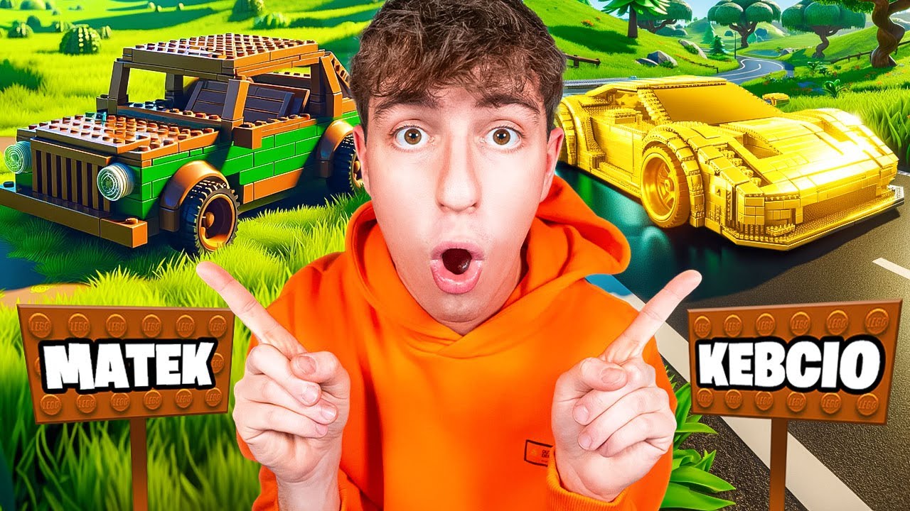 NAJGORSZY vs NAJLEPSZY SAMOCH&Oacute;D w LEGO Fortnite