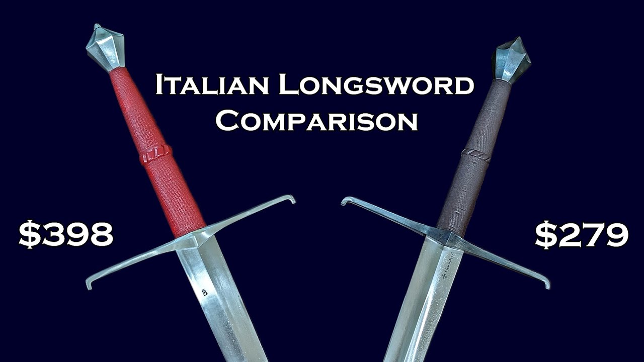 Balaur Arms/ Honshu Historic Forge 15th Century Italian Longsword Comparison