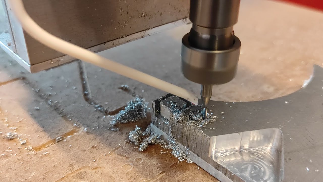 Zkouška frézování hliníku / Alu milling test
