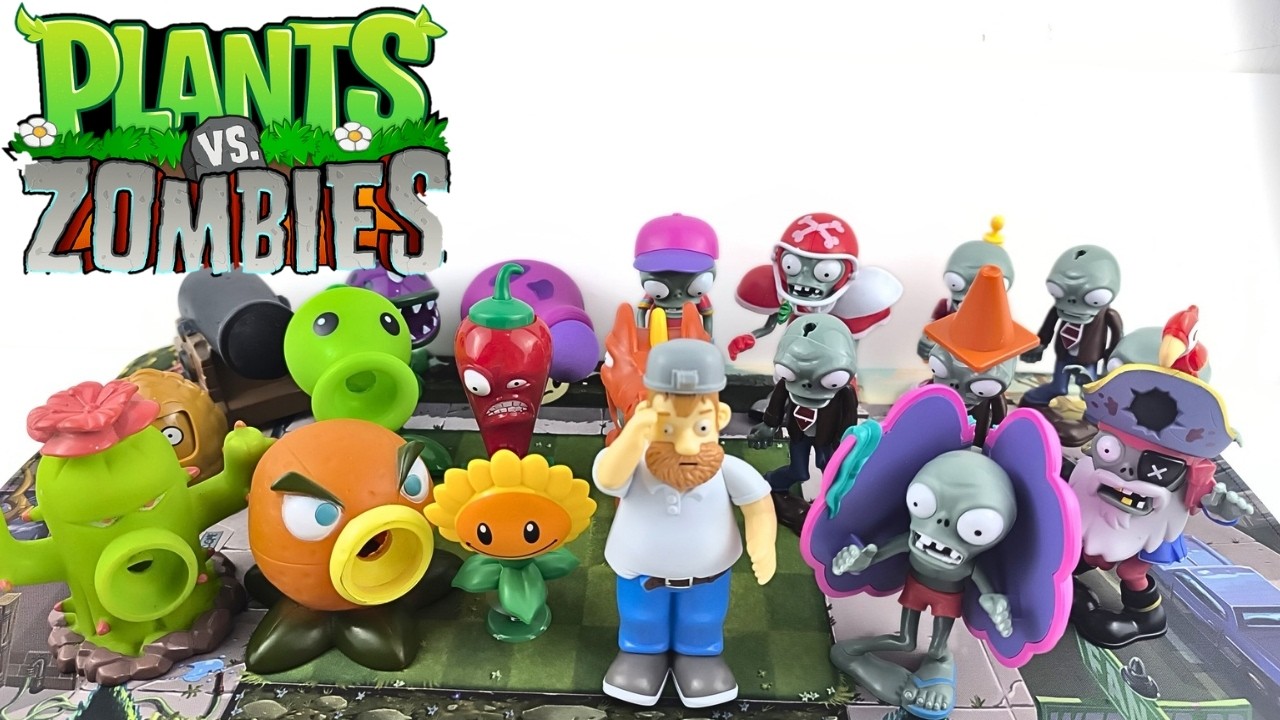 PLANTS VS ZOMBIES TOYS Battle Save 100 Peashooter | ASMR Riview Toys # 10