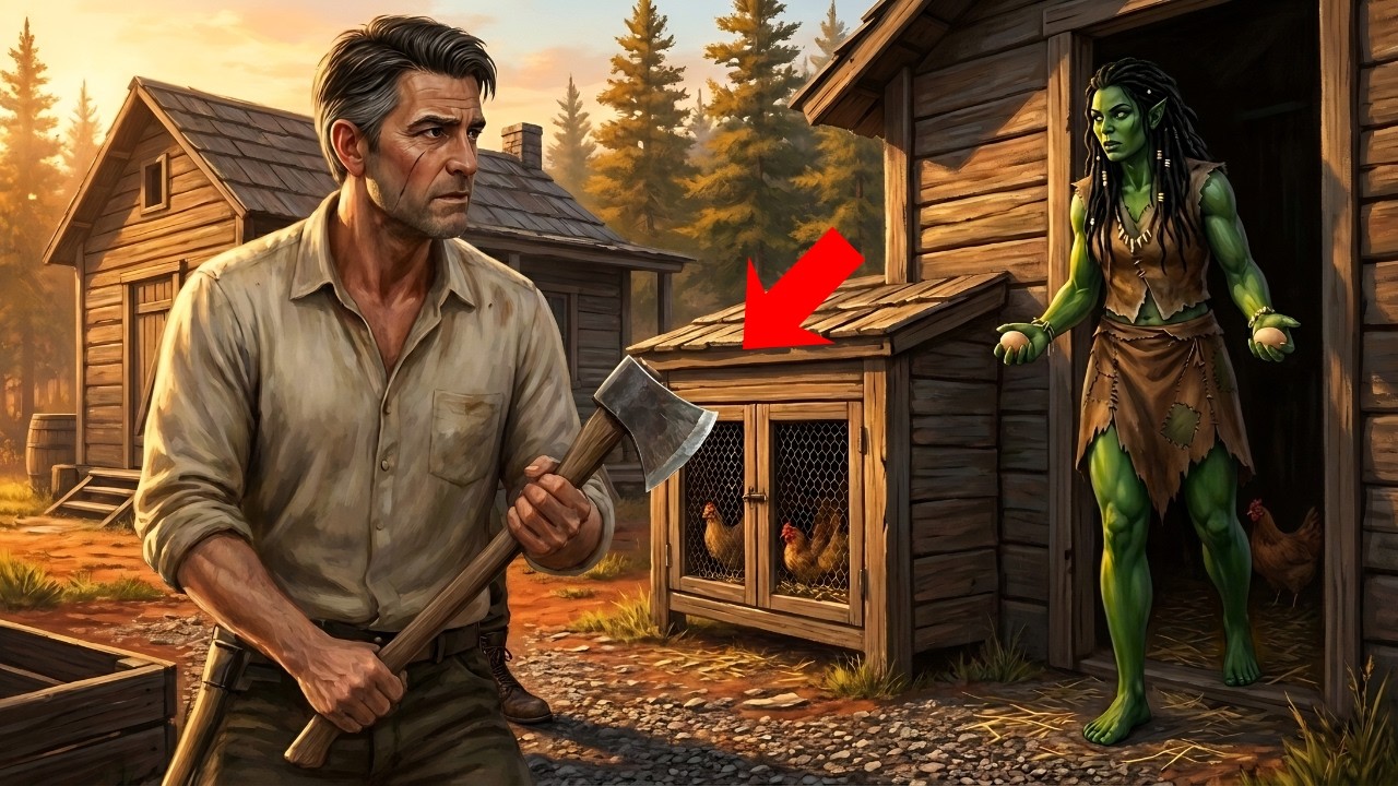 Iron Frontier carpenter catches an orc stealing eggs &mdash; and tells her to bring her kids inside&hellip;