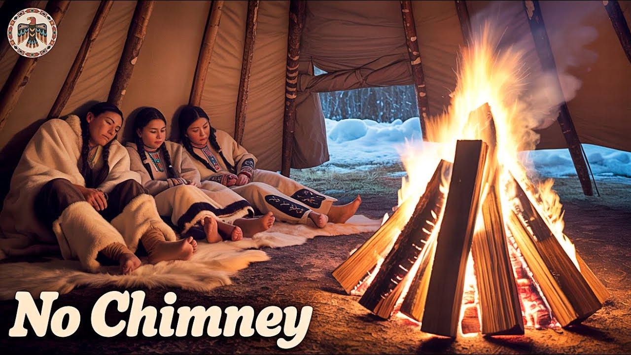 How Native Americans Heated Their Homes Without Fireplaces or Chimneys | Native American History