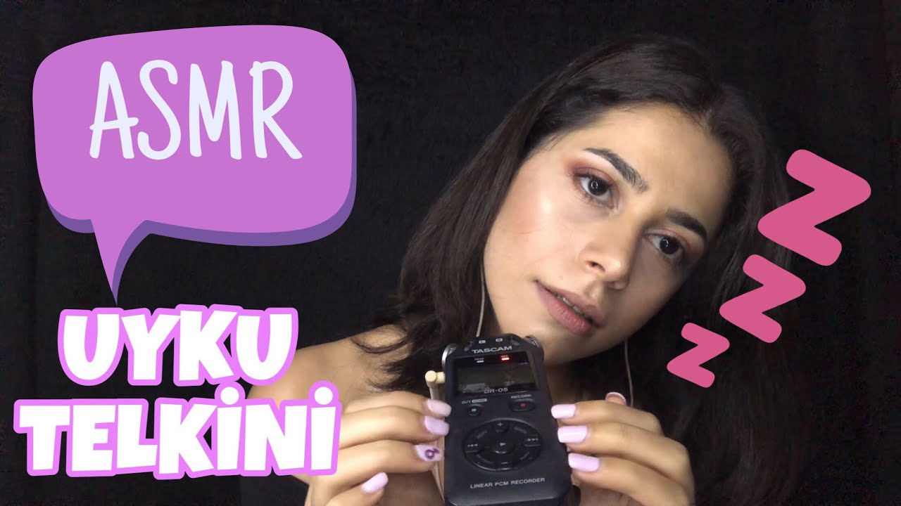 TÜRKÇE ASMR / UYKU TELKİNİ VE OLUMLAMALAR / Relaxing Sounds for Sleep
