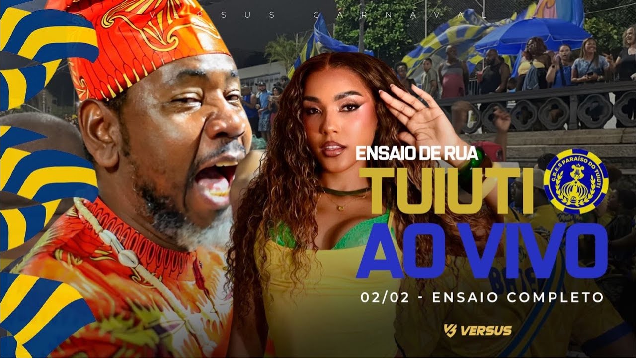 PARAÍSO DO TUIUTI 2026 AO VIVO - ENSAIO DE RUA COMPLETO COM MAYARA LIMA