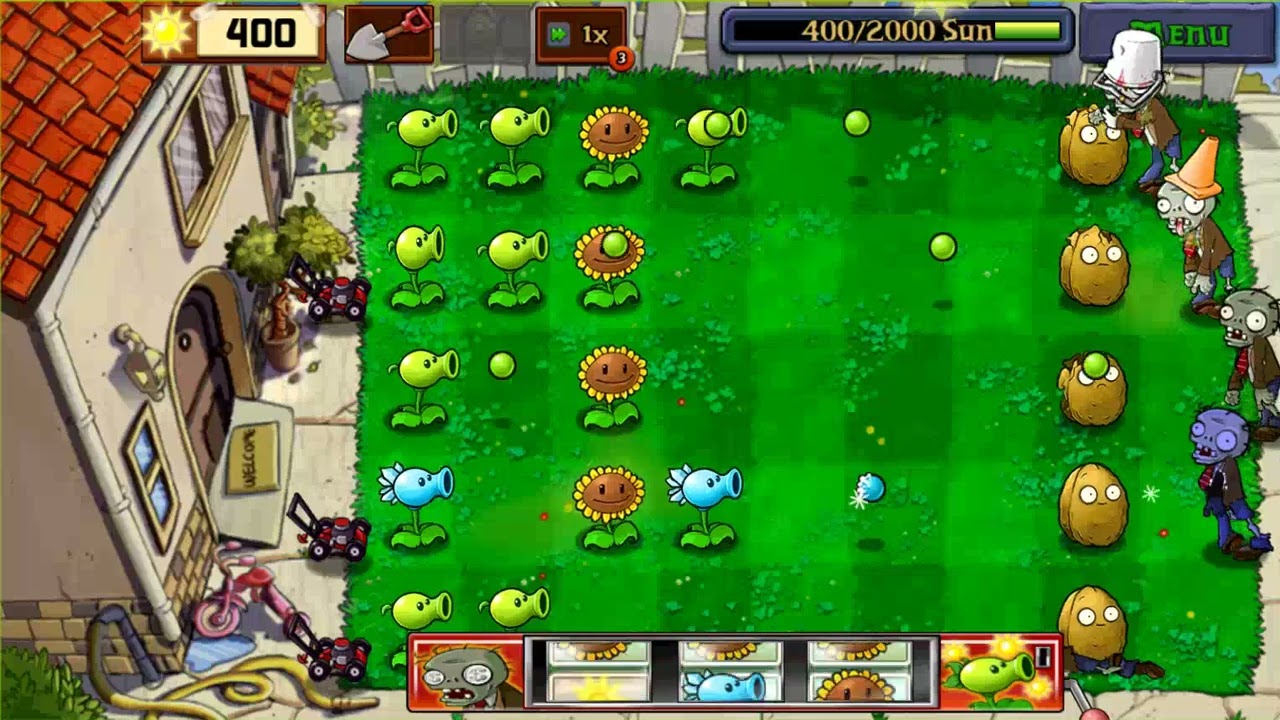 Plants vs Zombies (Android) Mini Games #4 Slot Machine (Walkthrough)