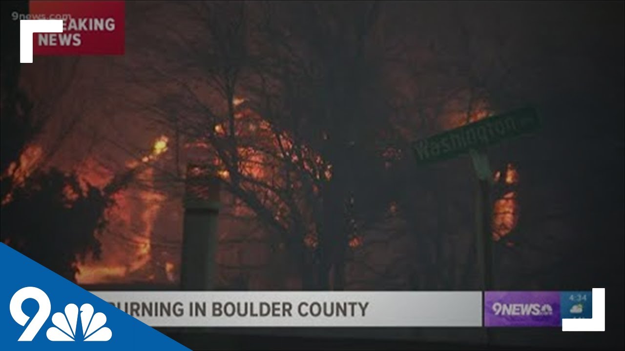 Flames move through subdivisions as fires continue burning in Superior and Louisville