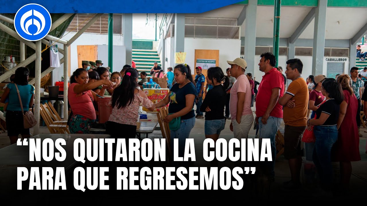 Desplazados de Tila son presionados para volver a su pueblo