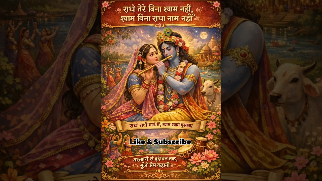 Radhe Tere Bina Shyam Nahi | Radha Krishna Romantic Bhajan | Bhakti Song 2026 ⭐ # radhakrishnabhajan