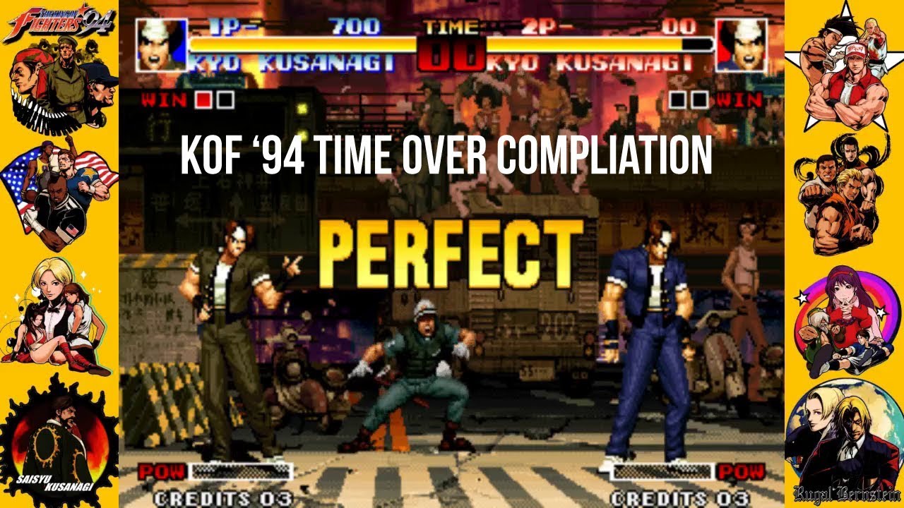 King of Fighters '94 - Time Over/Win pose compliation