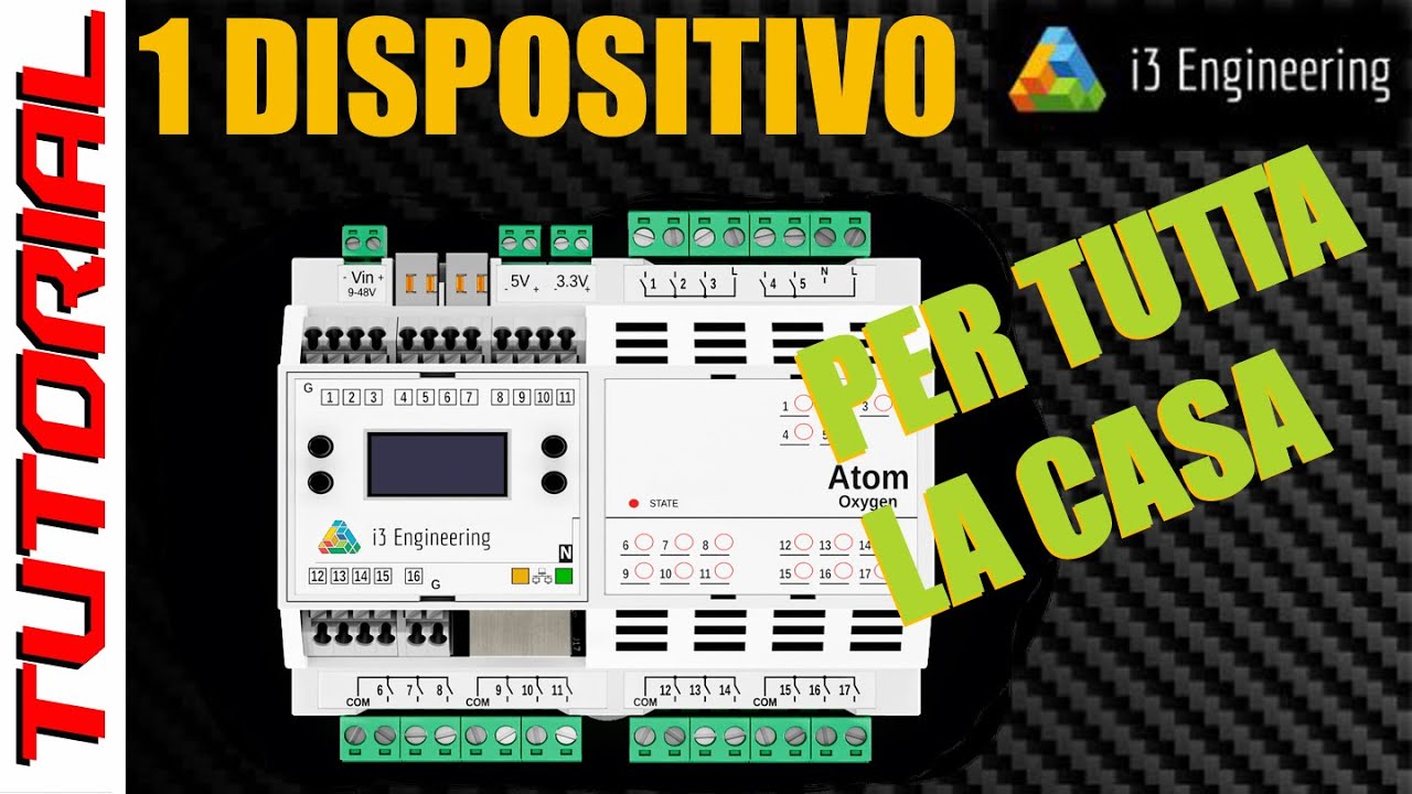 Casa smart con un solo dispositivo TUTORIAL i3engineering Atom Oxygen N OLED