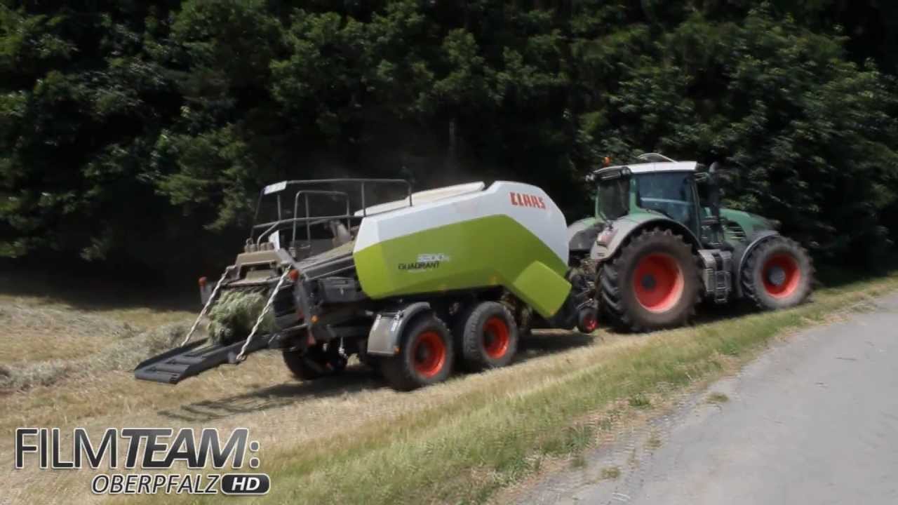 [Agrar] Ballen pressen mit Fendt 936 & Claas Quadrant 3200 - Uncut l Full HD