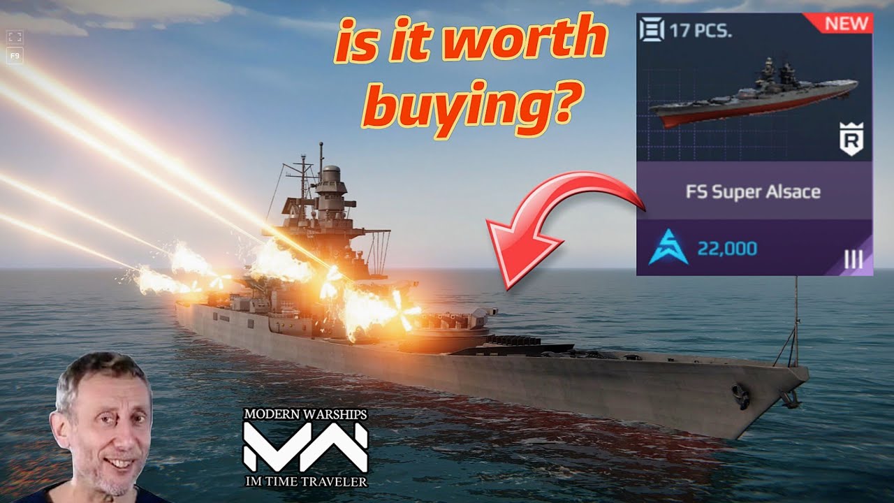 Modern warships FS Super Alsace Battleship &mdash; Buy or Skip?🤔