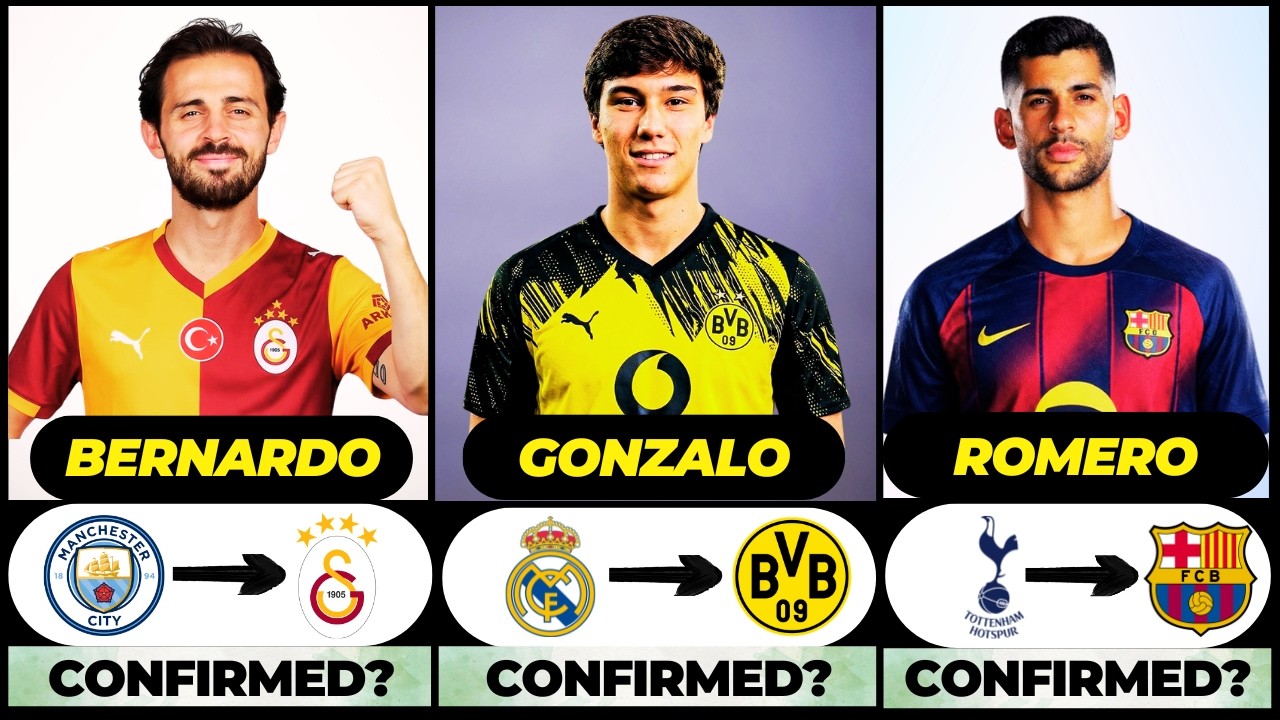 🚨 NEW CONFIRMED TRANSFERS & RUMOURS! 🚨🔥 ft. Gonzalo, Bernardo, Romero... etc
