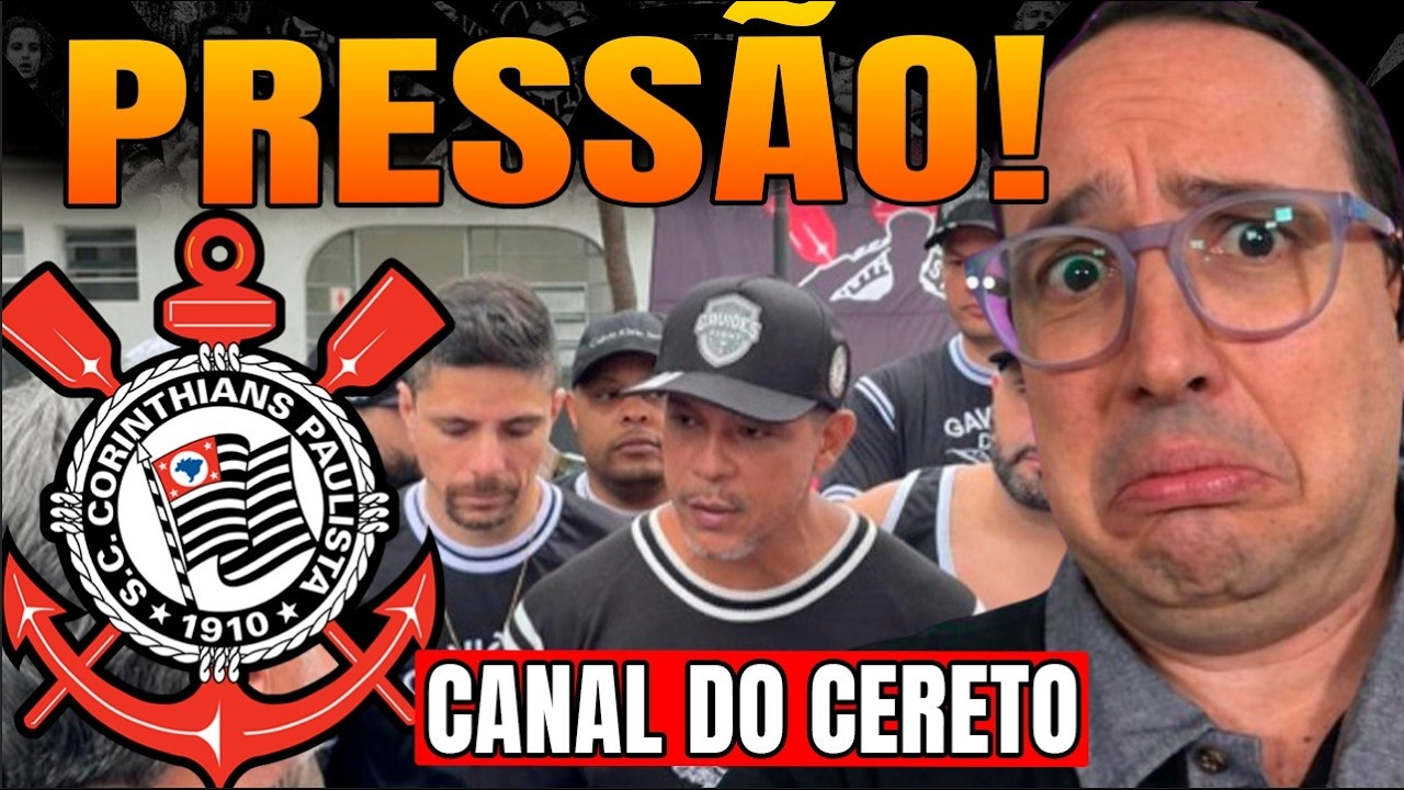 PRESSÃO NO CORINTHIANS! GAVIÕES DA FIEL VAI AO CT CONVERSAR COM OS JOGADORES!