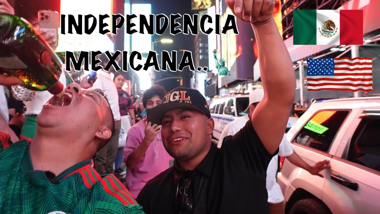 Así Festejaron Mexicanos su Independencia en New York..🗽🔥🇲🇽