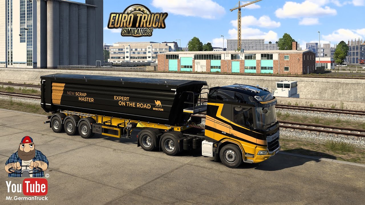 [ETS2 v1.51] DAF 2025 & Wielton Schrott Master Update