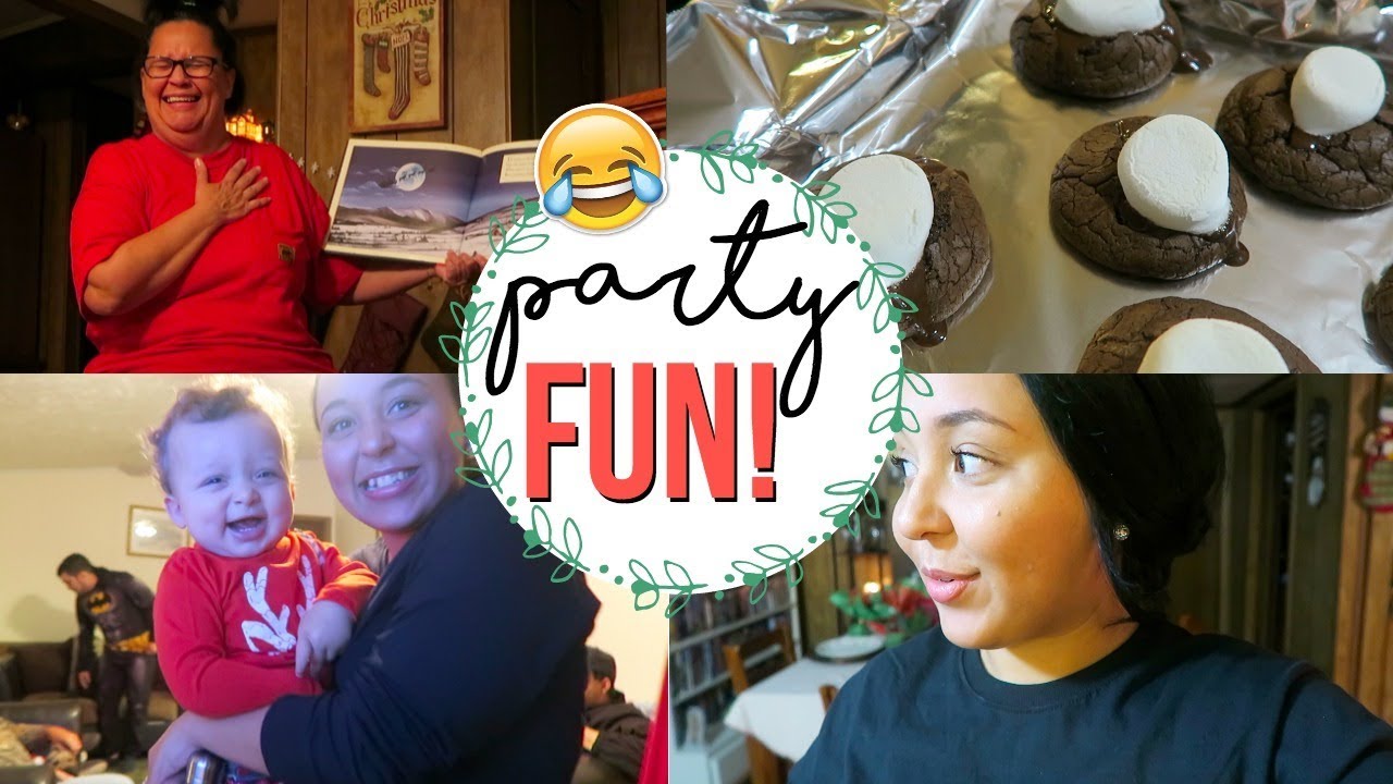FUNNIEST NIGHT BEFORE CHRISTMAS READING EVER!! | ANNUAL CHRISTMAS COOKIE PARTY | Page Danielle