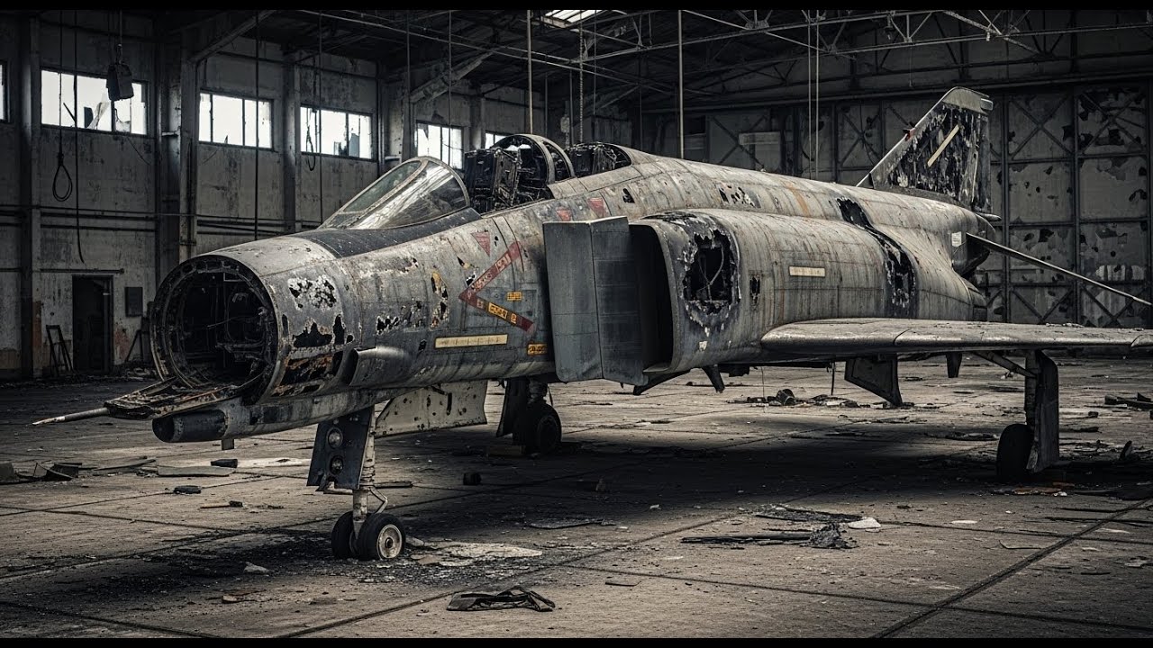 ASMR fighter jet Restoration! Full Restoration F-4 Phantom II 1974 from Burnt Condition to Looking N