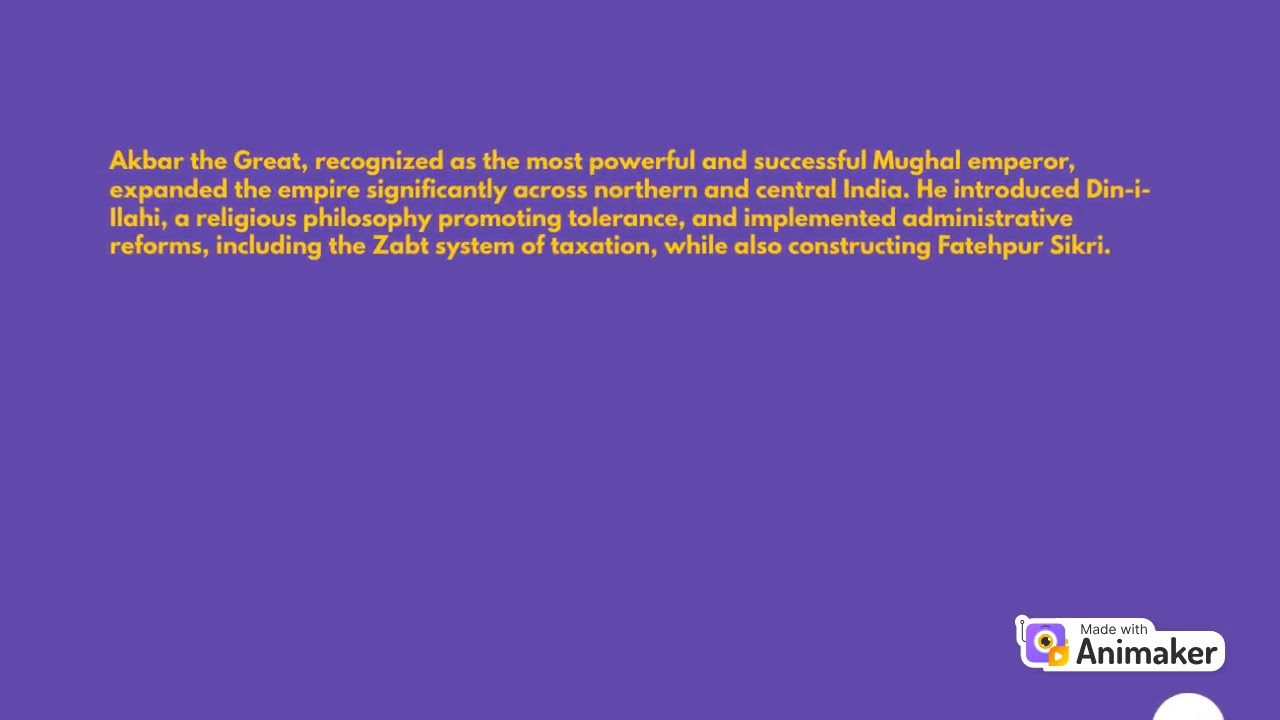 Contributions of Mughal emperor Part 1 (Babar,Humayun,Akbar the great)