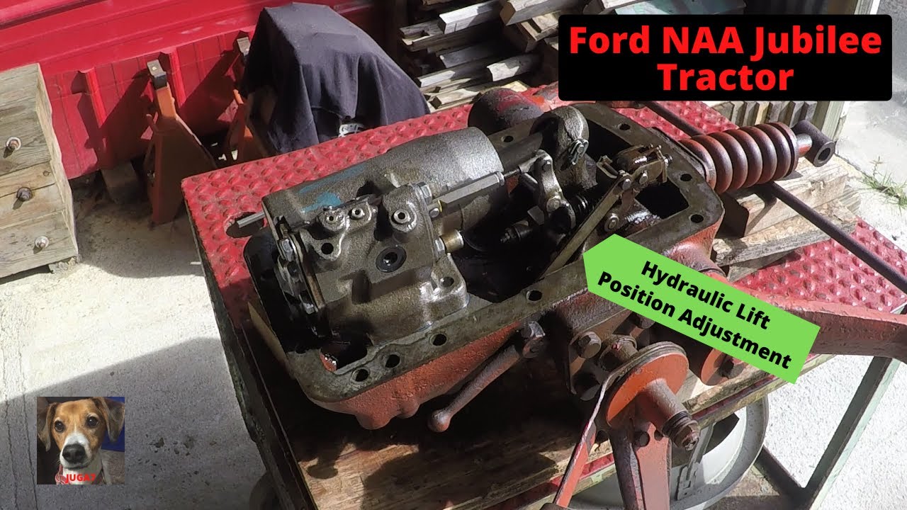 How to Adjust the Hydraulic Lift Position on a Ford NAA Tractor.