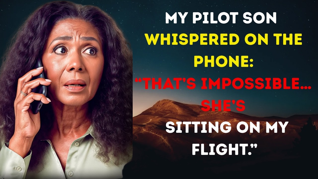 ''My Pilot Son Whispered on the Phone: “That’s Impossible… She’s Sitting on My Flight.”