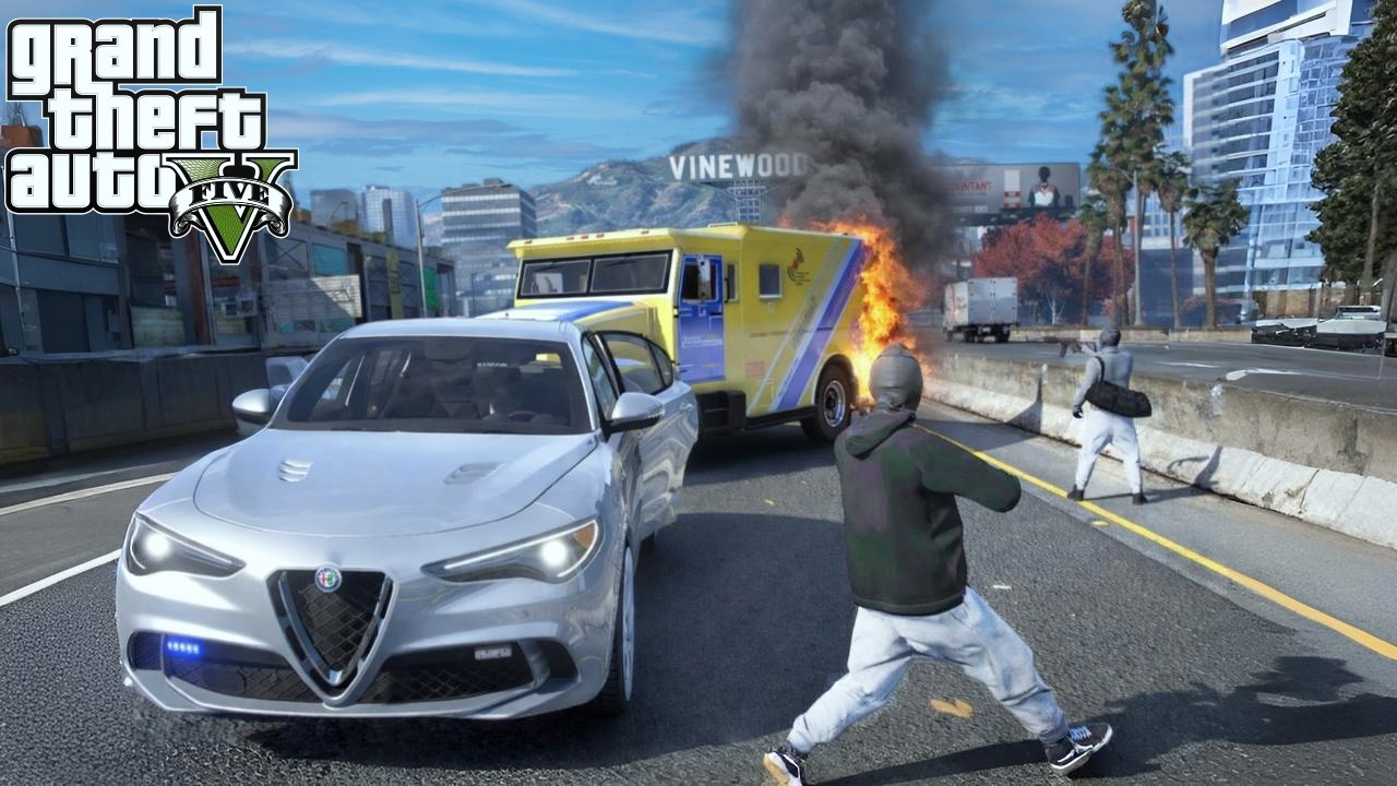 RAPINIAMO IL PORTAVALORI 🚨 SU GTA 5 RP